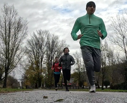 entrainement veille de course pour Enzo,Gabin,Mathias